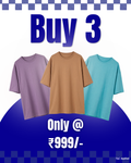 Buy Three Oversized T-Shirt