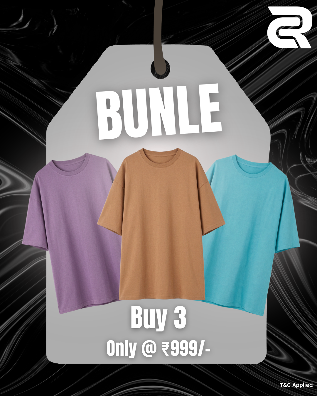 Buy Three Oversized T-Shirt