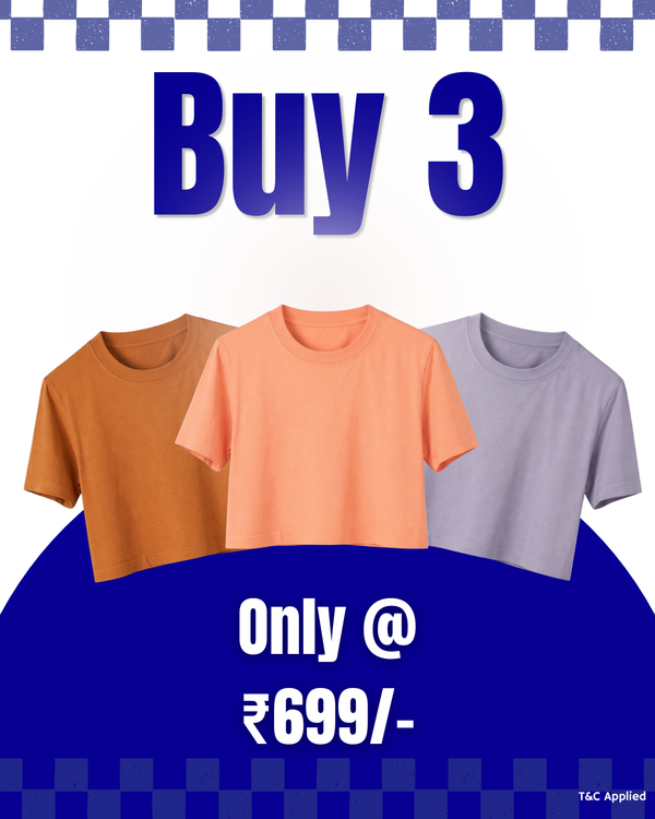 Buy 3 Crop Top @699